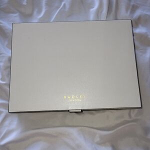 New Radley London Cream Box with Gold Accents